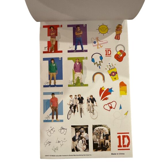 1D One Direction GROUP Sticker Book = 9.5"x5.75" 80 Stickers Inside Collectible - Picture 3 of 5